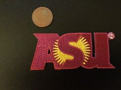 Arizona State Sun Devils 3&Prime; Patch 1980-Present Wordmark Logo College
