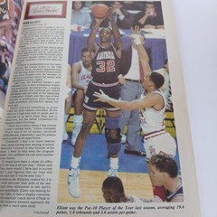 The Sporting News College Basketball 88-89 Stacey King Mookie Blaylock W/Foldout
