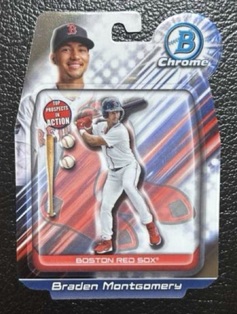 BRADEN MONTGOMERY Rookie Die-Cut 2024 Bowman Draft Bowman in Action #BIA-10 (RC)
