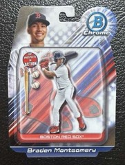 BRADEN MONTGOMERY Rookie Die-Cut 2024 Bowman Draft Bowman in Action #BIA-10 (RC)