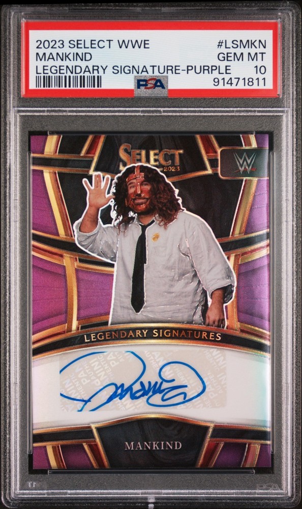 2023 Select Mankind Legendary Signatures Purple Auto /35 PSA 10