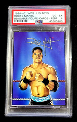1994-01 Bendable Figure Ems Jus Toys Rocky Maivia The Rock PSA 4 WWF G4670E4520R