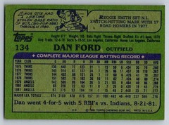 1982 Topps – Dan Ford #134