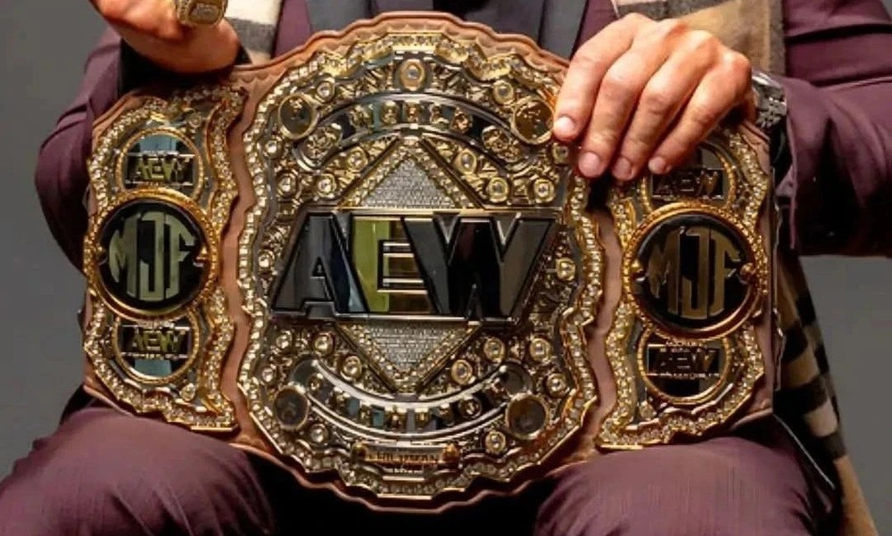 New MJF AEW Wrestling Championship Belt Replica Adult Size Brass