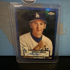 SHAWN GREEN 2021 TOPPS CHROME PLATINUM EDITION BLUE REFRACTOR AUTOGRAPH! /99!