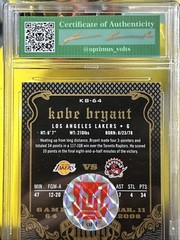 2008-09 Upper Deck MVP #KB-64 Kobe Bryant MVP Custom Altered & Painted Art Card