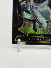 2025 Panini Select Ceedee Lamb Black And Orange Shock Prizm #98 DALLAS COWBOYS
