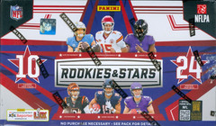 2024 Panini Rookies and Stars NFL Football Factory Sealed 24 Pack Retail Box