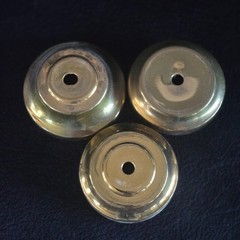 Vintage Mid-20th Century Metal Alloy Gold-Colored Trophy Parts Lot