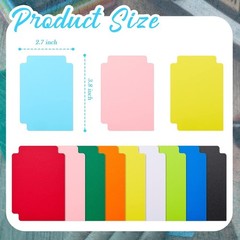250 Pcs Trading Card Dividers Plastic Card Dividers, Multicolor | Frosted Ver…
