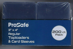 1,000 ProSafe 3X4 Regular Toploaders 35pt Point Combo Package WITH Card Sleeves
