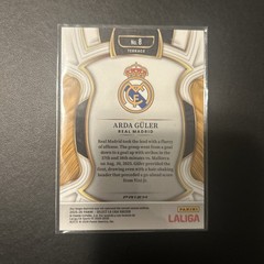 2025-26 Panini Select La Liga Terrace Red Pandora Prizm Arda Guler #8 1ty7