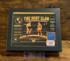 WrestleMania III Hulk Hogan Andre The Giant Pontiac Silverdome WWF Seat Relic