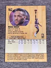Negele Knight 1991-92 Fleer Suns #162 *L26*