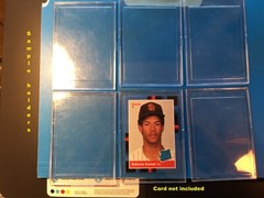 Used Snap Tite Card Holder for Regular Size Sports Cards