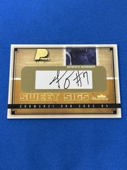 2003-04 Fleer Showcase Jermaine O&rsquo;Neal Sweet Sigs Auto 350/760 Pacers