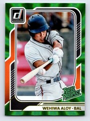2026 Donruss #155 Wehiwa Aloy Green Laser