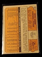 1972 Topps Baseball – #501 Pete Hamm – Minnesota Twins VG-EX Condition