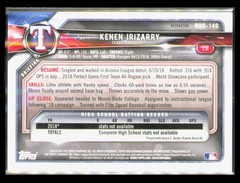 2018 Bowman Draft #BDC-140 Kenen Irizarry Chrome Refractors