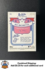 Bo Bichette 2024 Topps Spotlight by Andy Friedman #91 Grayscale Filter #/49