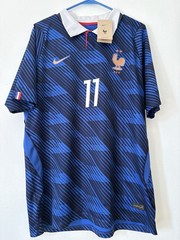 Nike France Soccer Jersey Michael Olise #11 Blue Black White