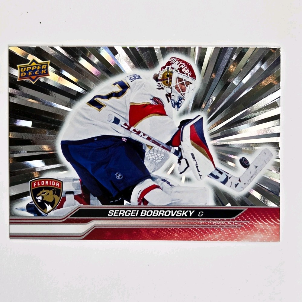 2023-24 Upper Deck Series 1 – Sergei Bobrovsky #79 Outburst Silver