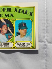 1972 Topps Carlton Fisk, Cecil Cooper #79 Rookie VG-EX No wrinkles or creases.