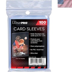 100-Pack Card Sleeves, Perfect for Yu-Gi-Oh!, Magic & Pokemon Cards