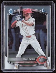 2025 Bowman Draft #BDC-20 Steele Hall Chrome Cincinnati Reds