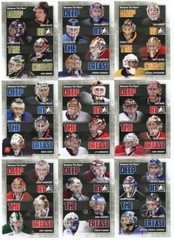 2010-11 In The Game Between The Pipes Deep in the Crease 25-Card Insert Set