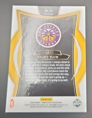 2025 Panini WNBA Select Kelsey Plum #31 Concourse Sparks