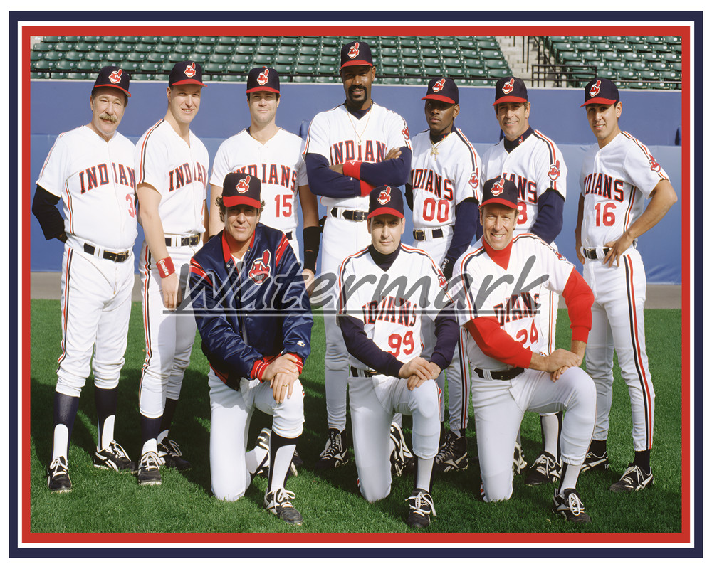 Team Photo Major League Movie Cleveland Indians Wild Thing Color 8 X 10 Photo