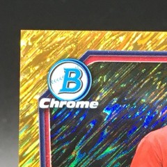 2026 Bowman Chrome Eli Willits BCP-95 Gold Shimmer Refractor 21/50 Nationals SS