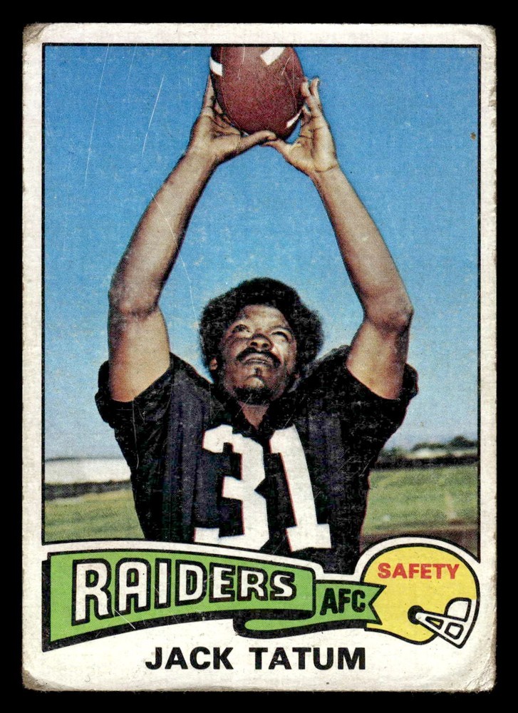 1975 Topps #70 Jack Tatum – GD-VG *TedsCardShack*