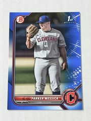 2022 Bowman Draft 1st Parker Messick #BD-71 Blue /150 (RC) Guardians