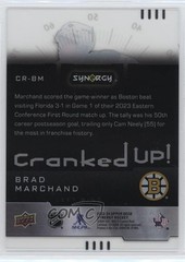 2023-24 Upper Deck Synergy Cranked Up 33/849 Brad Marchand #CR-BM 1j9q