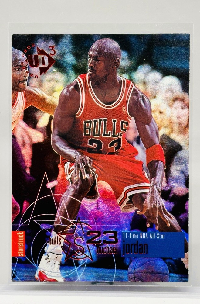 1997-98 Upper Deck UD3 Michael Jordan Star Struck #23 Bulls HOF Insert MJ GOAT