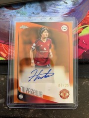 2025/26 Topps Chrome UWCL Hinata Miyazawa Orange Refractor /25 #91