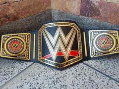 World Heavy Weight Championship Title Replica Belt Adult Size 2MM Brass Black