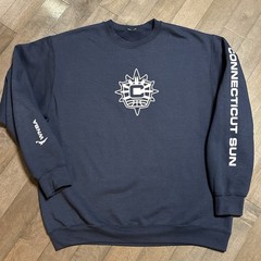 Connecticut Sun WNBA Unisex Crewneck Sweatshirt XL Navy Graphic Pullover LN