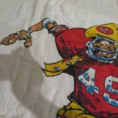 NEW Vintage San Francisco 49ers 1988 Jack Davis NFL Football Bath Towel 60&Prime;x 30&Prime;