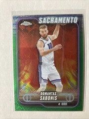 2025 Domantas Sabonis Refractor Insert Lot! Topps Chrome NBA Hoops Sacramento!