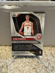 Nikola Durisic 2024-25 Panini Prizm #229 RC Rookie Blue Pulsar #/99 Hawks