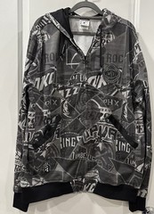 NBA Western Conference Zipway Tear-Away Full Zip Up Hoodie/Jacket L Heavy NWOT
