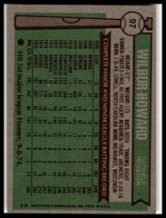 1976 Topps #97 Wilbur Howard