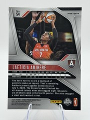 ❄️ 2024 WNBA Panini Prizm – Laeticia Amihere #54 Ice Prizms – Atlanta Dream