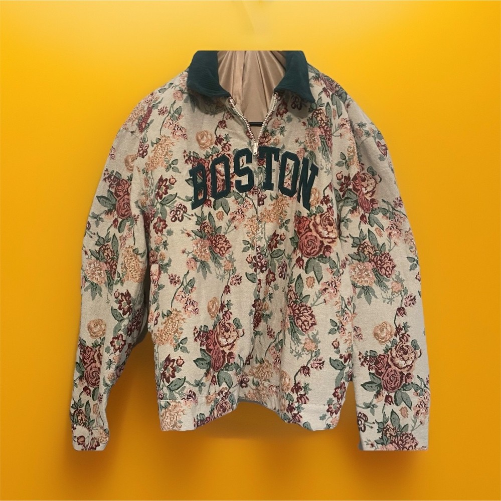 Floral “Boston” jacket – Vintage Style Tapestry Fabric