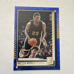 2025-26 Donruss Metta World Peace #184 Blue Explosion #01/35!! – Pacers