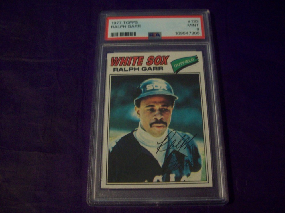 1977 TOPPS #133 RALPH GARR PSA 9