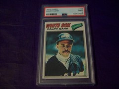 1977 TOPPS #133 RALPH GARR PSA 9